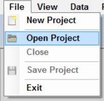 3.2.1 Menu File Το menu file περιέχει ότι σχετίζεται με τη δημιουργία, το άνοιγμα και την αποθήκευση