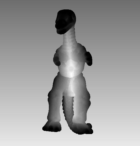 In the concavty ntensty map the values are rendered usng greyscale, where black corresponds to ponts belongng to