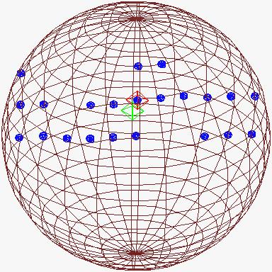 37 c x n = x = 0, n c y n = y = 0, n c x n = = 0 n z (Eq. 4.1) We then fnd the border regon pont nsde the sphere that s closest to the computed center of mass.