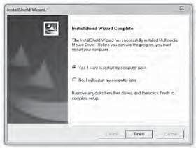 GB To fi nish the installation, click the "Finish" button. The computer will be restarted.