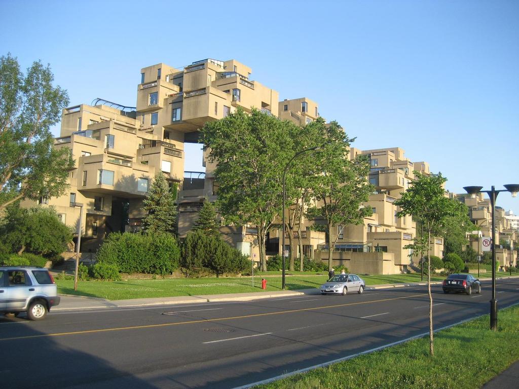 Habitat 67, Montreal, Quebec, Καναδάς Κτίστηκε στο πλαίσιο