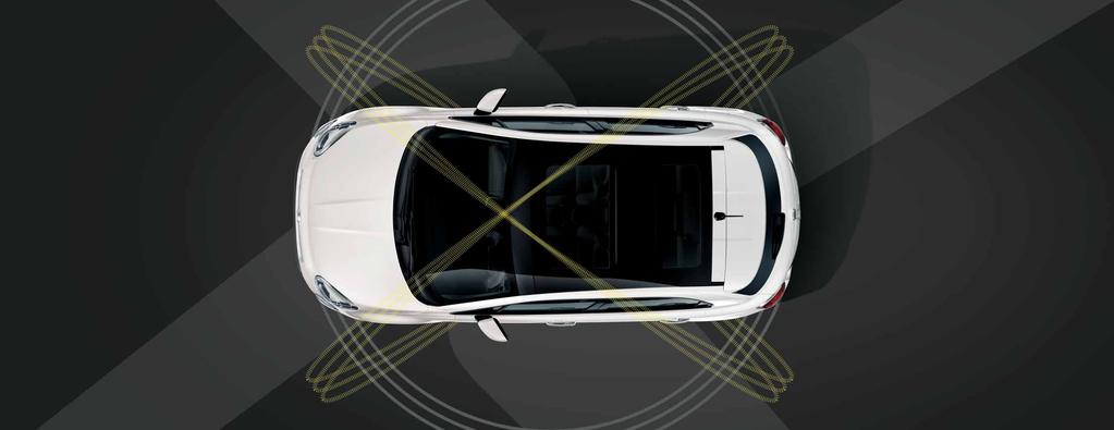 Brake Control Χρησιμοποιώντας ραντάρ και οπτικούς αισθητήρες για την ανίχνευση της ταχύτητας του προπορευόμενου αυτοκινήτου σε σχέση με εκείνη του Fiat 500X, το σύστημα θα ειδοποιήσει τον οδηγό εάν