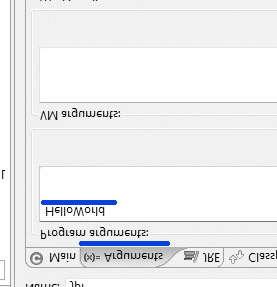 Arguments γράφουμε το όνομα της κλάσης που θέλουμε να εξετάσουμε (στο
