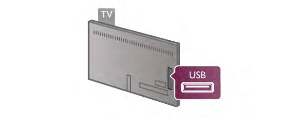 Αν θέλετε να εγγράψετε µια µετάδοση µε δεδοµένα Οδηγού προγράµµατος από το Internet, πρέπει να έχετε εγκαταστήσει τη σύνδεση Internet στην τηλεόρασή σας προτού εγκαταστήσετε το σκληρό δίσκο USB.