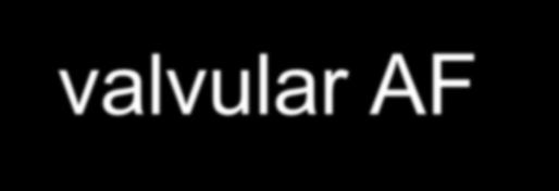 Ορισμός Non-valvular AF refers to AF that occurs in the absence of mechanical