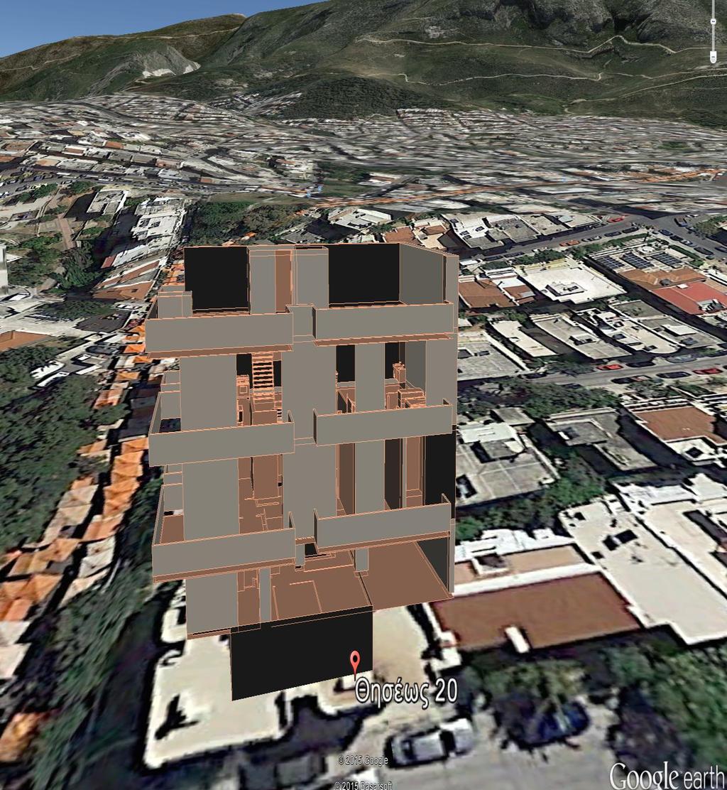 4.3.3 ΠΤ Κ Π ΗΣΗ ΣΤ Google Earth Παρουσιάζεται η εξαγωγή του αρχέιου σε.