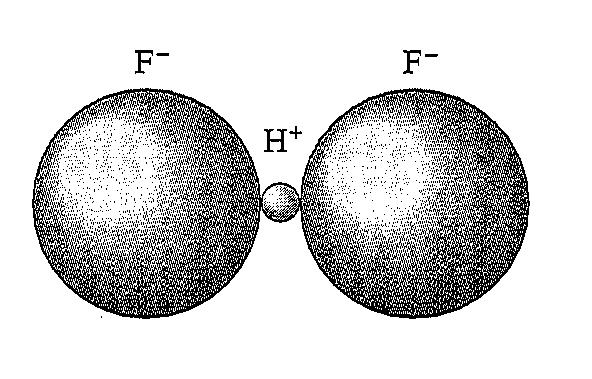 αρνητικά ιόντα φθορίου συνενώνονται με