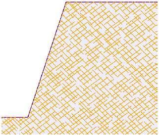 1 : Γεωμετρία ασυνεχειών στο Παράδειγμα Ι Παράδειγμα ΙΙ Βραχόμαζα με δύο συστήματα ασυνεχειών πεπερασμένου μήκους, παράλληλα μεταξύ τους.