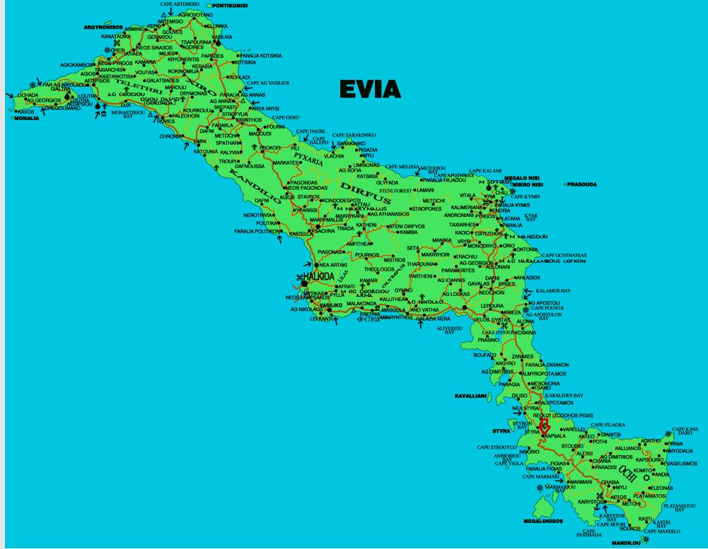 Παξαηεξείηαη ινηπφλ απηφ πνπ πξναλαθέξζεθε αξρηθά φηη ην κεγαιχηεξν ηκήκα ηεο Δχβνηαο θαη ζπγθεθξηκέλα ην Ννηηναλαηνιηθφ ηκήκα, ραξαθηεξίδεηαη γηα ην πινχζην αηνιηθφ δπλακηθφ αθνχ ε κέζε ηαρχηεηα ηνπ