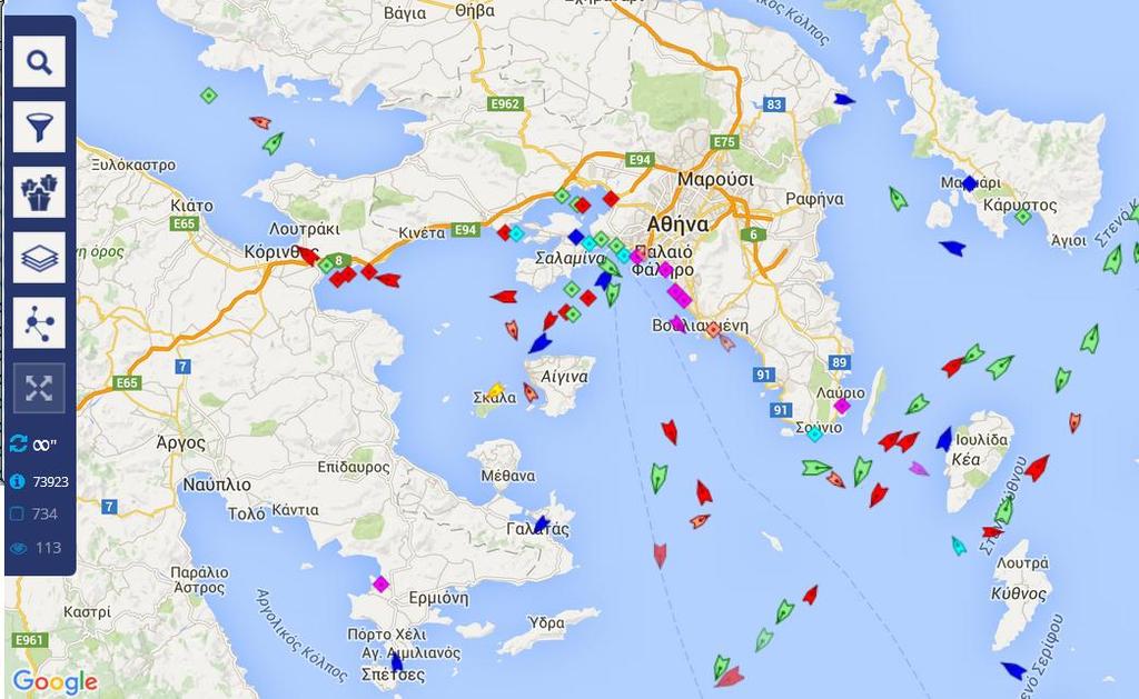 Υποσύστημα συλλογής δεδομένων πλοίων AIS (Προαιρετικό) Το AIS (Automatic Identification System) είναι ένα αυτόματο σύστημα εντοπισμού, το οποίο χρησιμοποιείται από πλοία αλλά και υπηρεσίες