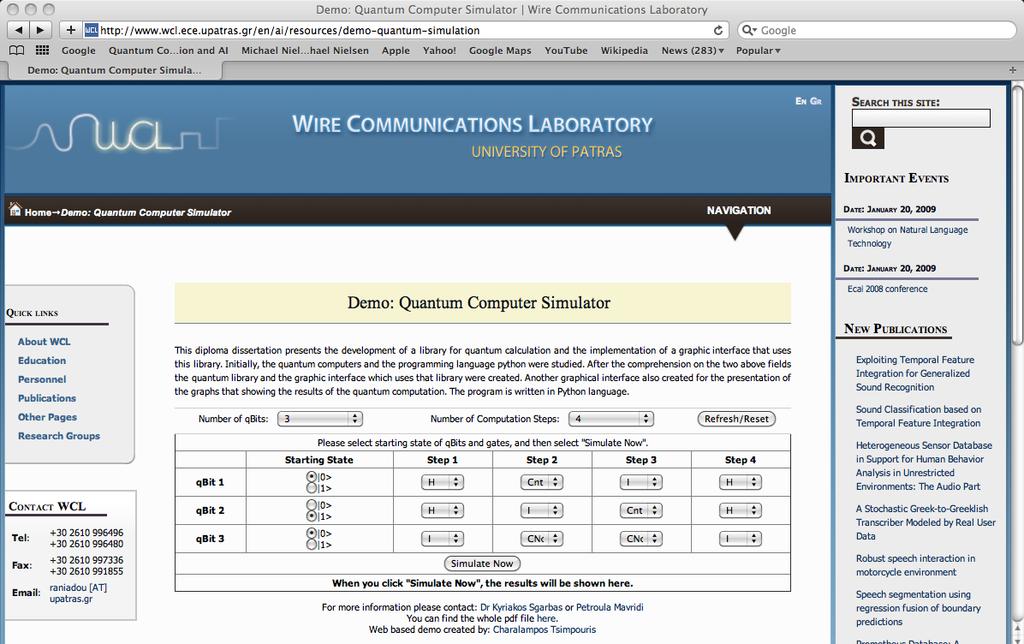 http://www.wcl.ece.upatras.gr/en/ai/res ources/demo-quantum-simulation Π.