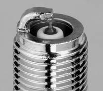 In addition the insulator nose is an improved design to allow better gas flow around the firing end.
