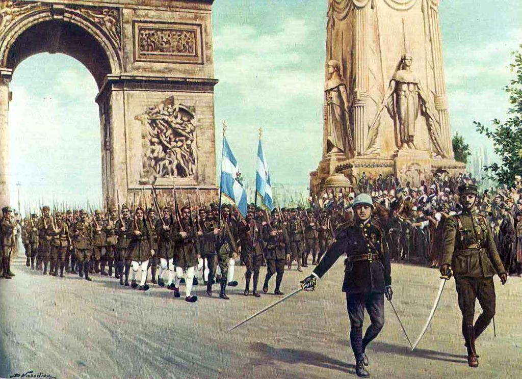 14 Ιούλιος 1919: Η Γαλλία γιορτάζει την Άλωση της Βαστίλης.