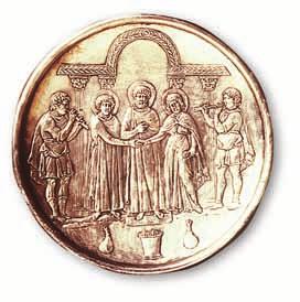 ΙΣΤΟΡΙΑ ΤΗΣ ΚΥΠΡΟΥ 330-1191 Βυζαντινή Περίοδος Αργυρός δίσκος, Λάμπουσα, 7ος αιώνας To 330 μ.χ. η πρωτεύουσα του Ρωμαϊκού κράτους μεταφέρεται από τη Ρώμη στην Κωνσταντινούπολη.