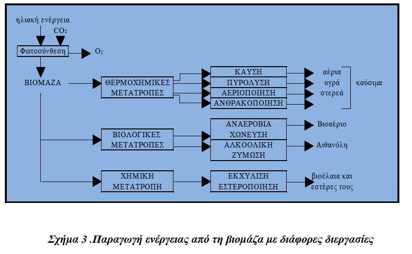 Δηθφλα 12: Παξαγσγή ελέξγεηαο απν ηε βηνκάδα κε δηάθνξεο δηεξγαζίεο Πεγή: http://docplayer.