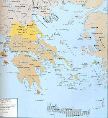 Ελλάδα ενσωμάτωσε τη Θεσσαλία (εκτός από την περιοχή