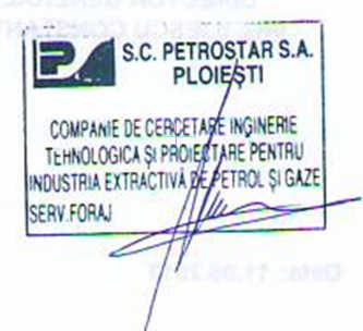 - deviaţie sondă; - probe de producţie efectuate şi rezultatele obţinute, istoricul exploatării; - cumulativ extras-brut/net; - cauzele şi motivatia care au condus la oprirea producţiei şi