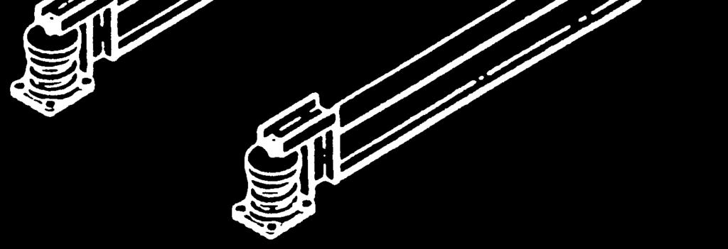 În mod uzual se pot întâlni la realizarea unor sisteme antivibratile cu frecvenţe de rezonaţă de 0,5 1,5 Hz (în funcţie de forma acestora şi presiune) şi