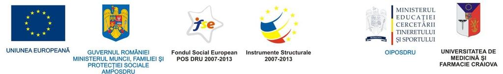 Investeşte în oameni! FONDUL SOCIAL EUROPEAN Programul Operaţional Sectorial Dezvoltarea Resurselor Umane 2007-2013 Axa Prioritară: 1.