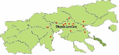 ιαθεσιµότητα πρώτης ύλης 950,000m 3 παραγόµενο µάρµαρο στην Ελλάδα, µε ολοένα αυξανόµενη τάση Στο νοµό Θεσσαλονίκης λειτουργούν σήµερα 7 κύριες µονάδες κατεργασίας µαρµάρων, οι οποίες παράγουν