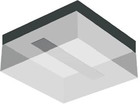 Kef laio 1. Eisagwg 1μm (αʹ) Γεωμετρία μεταλλικής ταινίας θαμμένης σε διηλεκτρικό. (βʹ) Εικόνα μικροσκοπίου της έντασης του φωτός του βασικού LR SPP ρυθμού στην έξοδο της διάταξης. Sq ma 1.