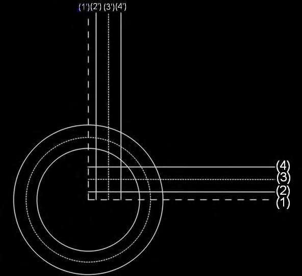 Εικόνα 5.1-1 Βήμα 2 ο : Στο βήμα αυτό διαμορφώθηκε ένα καινούριο σχήμα (βλ. Εικόνα 5.1-2) που συνέβαλλε στην κατασκευή του κόμβου με σωστές προδιαγραφές εξ αρχής, σύμφωνα με το Σχήμα 2.2-2.