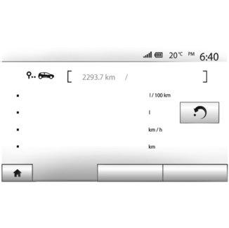 DRIVING ECO² 1 Driving eco2 Driving eco2 Driving eco2 Среден разход Общ разход Средна скорост Разстояние без разход A B Смяна C Ускорение предав.
