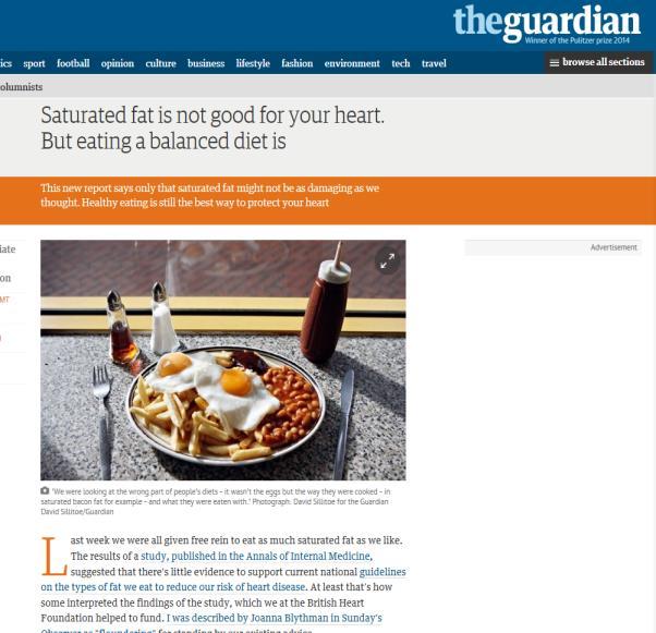 time to bust the myth of saturated fat.