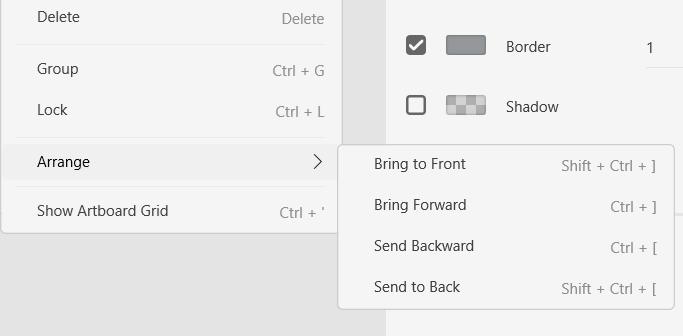 Or right click the object you want to bring front/send back, and in