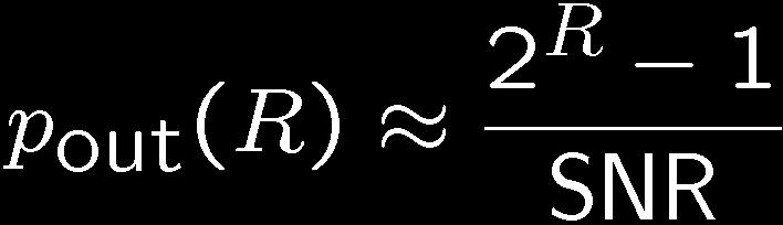 Κανάλι με διαλείψεις Rayleigh κατανομή πυκνότητας πιθανότητας log(1+ h 2