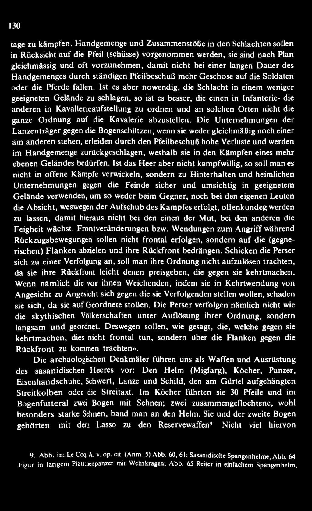 nicht die ganze O rdnung auf die Kavalerie abzustellen.