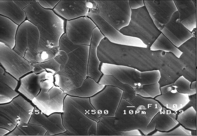 ΑΝΟΔΙΚΟΣ ΚΛΑΔΟΣ -732mV vs S.C.E.(Δυναμικό διάσπασης προστατευτικού οξειδίου αλούμινας) Eικόνα 5.1.7.6.