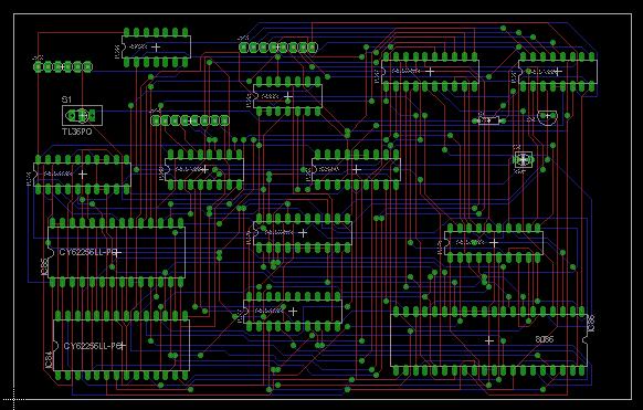 Σχημα 19: Το κύκλωμά μας σε ultiboard στο Eagle. 7.