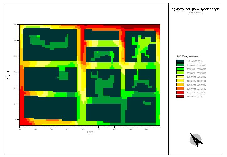 layout), να τροποποιηθεί η κλίμακα μέτρησης και να αλλάξουν τα χρώματα του υπομνήματος (data key) και πολλές άλλες επιλογές.