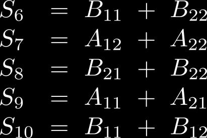 Δημιούργησε 0 πίνακες S, S,, S0 διαστάσεων n/ n/