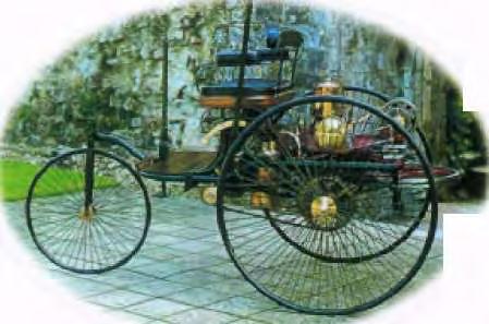 Λίγα χρόνια αργότερα, στις αρχές του 1885, ο Γερμανός μηχανολόγος-μηχανικός Καρλ Φρήντριχ Μπέντς ( 1844-1929) κατασκεύασε, τον πρώτο πραγματικά αποδοτικό βενζινοκινητήρα εσωτερικής καύσης, τον οποίο