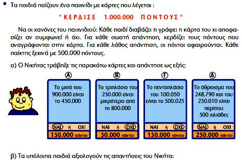 Διϊλεξε ποιο από τα διπλανϊ αντικεύμενα θα όθελεσ να
