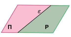 Συμβολίζεται με τρία σημεία ή ένα κεφαλαίο γράμμα. Διαβάζεται «επίπεδο Π» ή «επίπεδο ΑΒΓ».