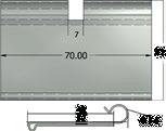 Πι-40 μαγνήτη PVC U 40mm for magnet