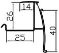 120 τεμ-pcs 05-01-00 Προφίλ ραφιού Datastrip Μήκος κοπής κατά παραγγελία Lengh on request 05-09-00 Προφίλ ραφιού Datastrip Μήκος κοπής κατά παραγγελία Lengh on request 05-14-00