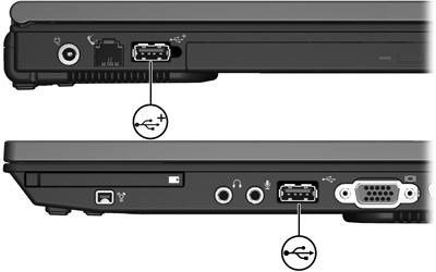 1 Χρήση συσκευής USB Η διασύνδεση USB (Universal Serial Bus) είναι µια διασύνδεση υλικού, η οποία µπορεί να χρησιµοποιηθεί για τη σύνδεση µιας προαιρετικής εξωτερικής συσκευής, όπως ενός