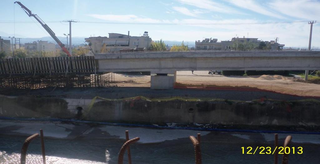 Φωτ. 6.4 Στάδια κατασκευής έργου. Φάση 6 (Αριστερά) - Φάση 1 (Δεξιά).