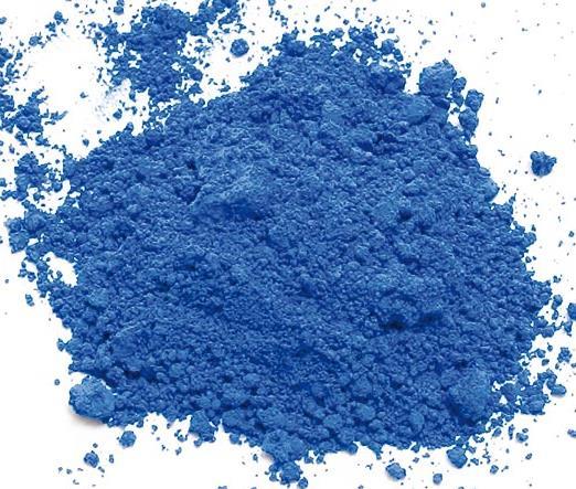 Εικόνα 1-17 Indigo [76] Αιγυπτιακό μπλε Αιγυπτιακό μπλε είναι το όνομα που δόθηκε στο ανόργανο μπλε πιγμέντο που αποτελείται από το τεχνητό τετραπυριτικό άλας του ασβεστίου και του χαλκού (CaCuSi 4 O