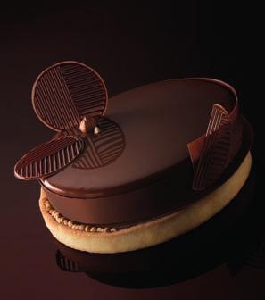 750 g 450 g 300 g 160 g 10 g Ganache Gianduja 1. Βράζουμε το γάλα με την Chantypak και το ρίχνουμε στην σοκολάτα γάλακτος και την πραλίνα. 2.
