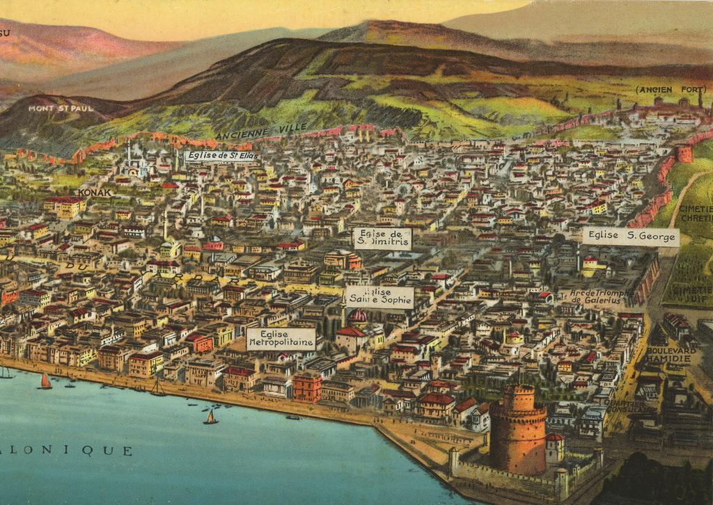 DIE STADT VON THESSALONIKI IM LAUFE DER JAHRHUNDERTE T hessaloniki verfügt als eine der bedeutendsten bevölkerungsreichen und multikulturellen Hafenstädte über eine lange kontinuierliche und