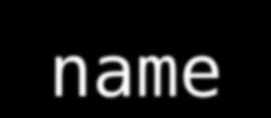 name="όνομα" για