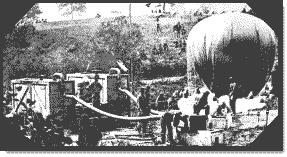 Αφού μελέτησε την πρόταση αυτή, ο πρόεδρος Lincoln συμφώνησε και ενέκρινε το πρώτο αμερικανικό σώμα στρατού με αερόστατο, με υπεύθυνο τον καθηγητή Lowe (Εικόνα 5.3).