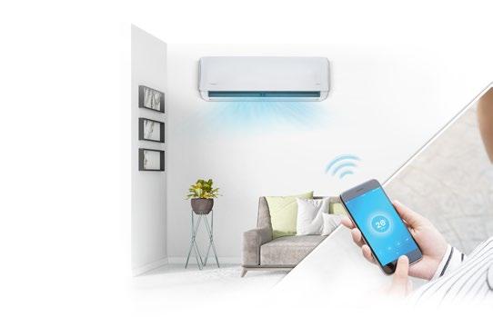 Εξοικονόμηση Ενέργειας Wi-Fi Standard Οι σειρές κλιματιστικών Aria, Nemesis & Passion Pro II, περιλαμβάνουν USB stick, ώστε να απολαμβάνετε όλα τα πλεονεκτήματα της απομακρυσμένης διαχείρισης.