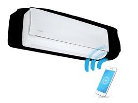 Mini Split WiFi Ready Ρυθμίστε το κλιματιστικό σας εύκολα απ όπου και αν βρίσκεστε, μέσω του Smartphone ή του Tablet σας.