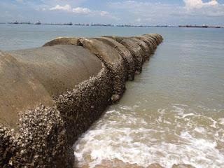 Αποστράγγιση παραλίας (beach drainage) Η αποστράγγιση της παραλίας, είναι η διεργασία κατά την οποία στραγγίζεται το νερό της παραλίας με αποτέλεσμα τη μείωση του επιφανειακού νερού κατά την απόπλυση.
